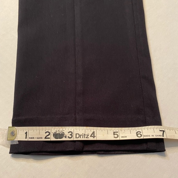 JM Collection Black Petite Pant Zipper on Front - Picture 5 of 6
